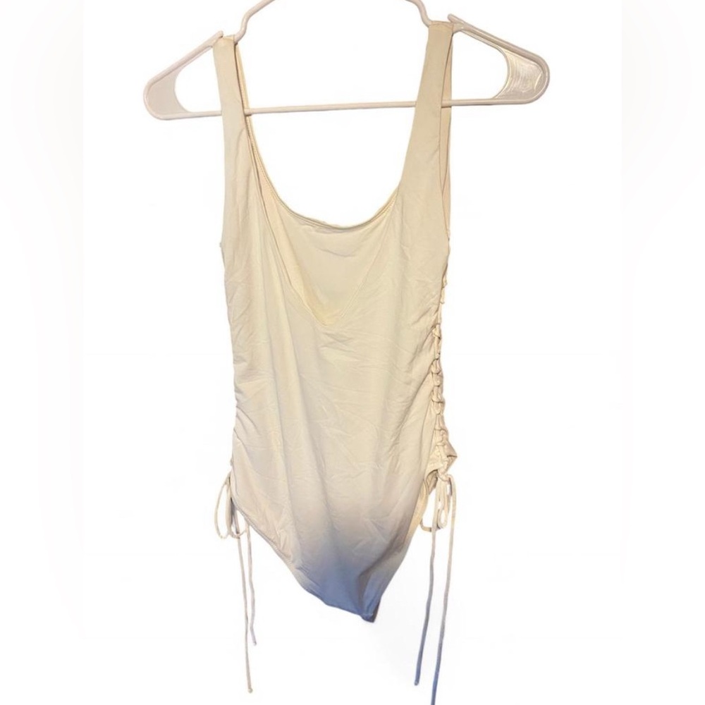 White Swim Suit